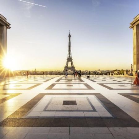 Ferienwohnung Tour Eiffel Terrasse Vue Seine Paris Exterior foto